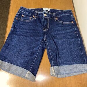 Aeropostale cuffed denim shorts 